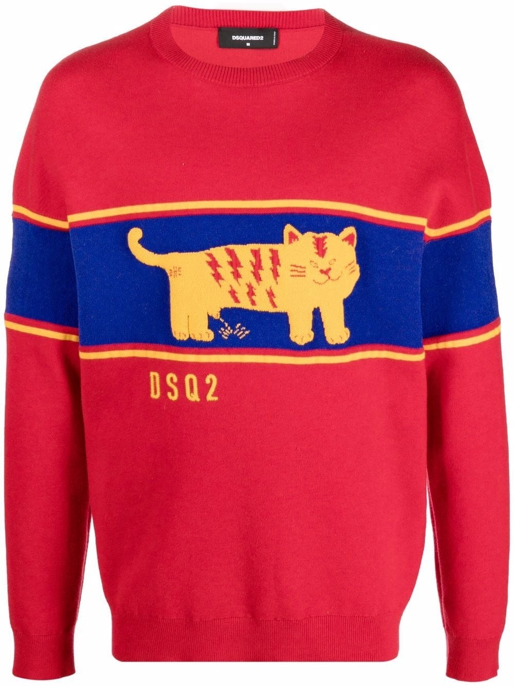 cat print jumper - 1