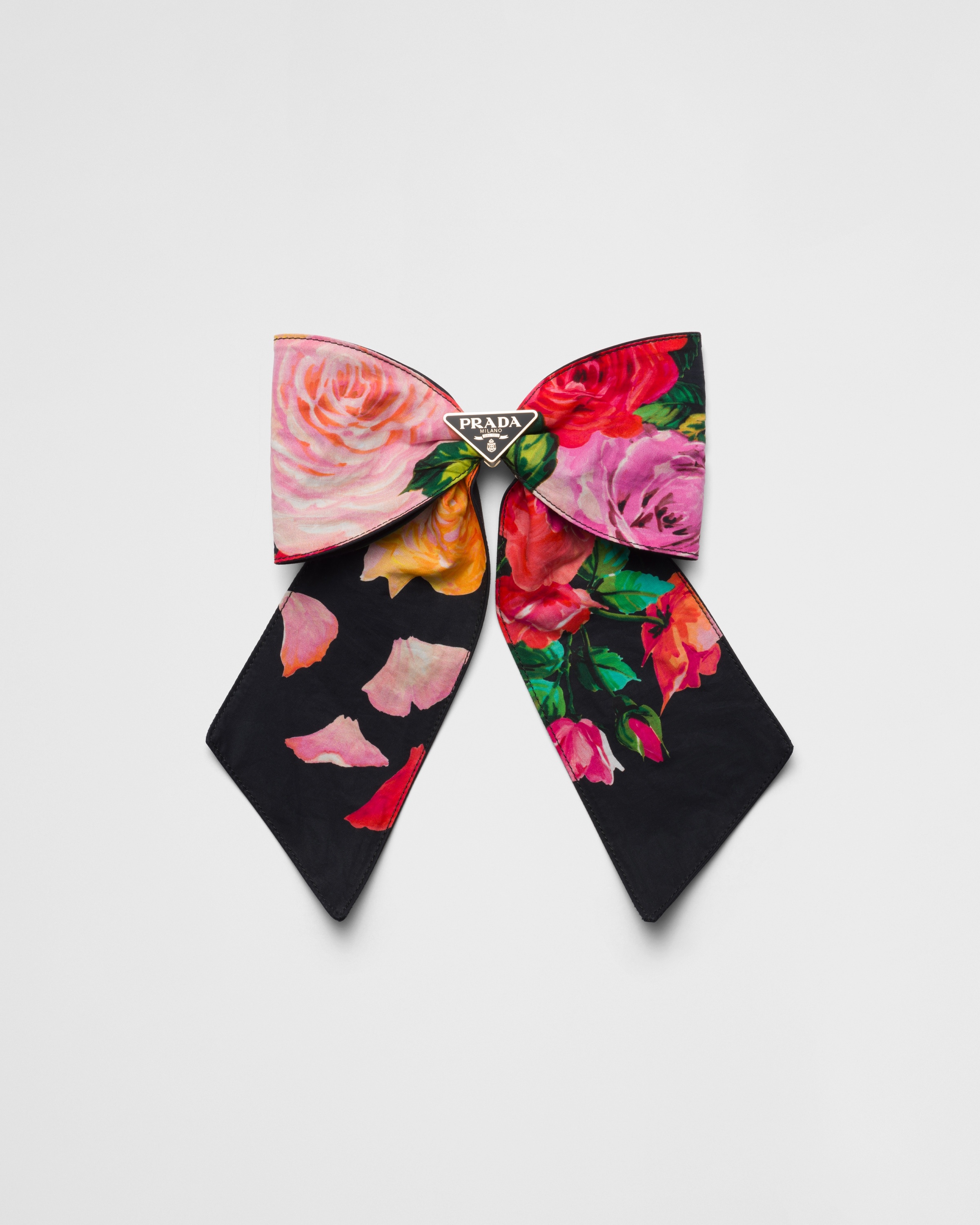 Printed fabric hair clip - 1
