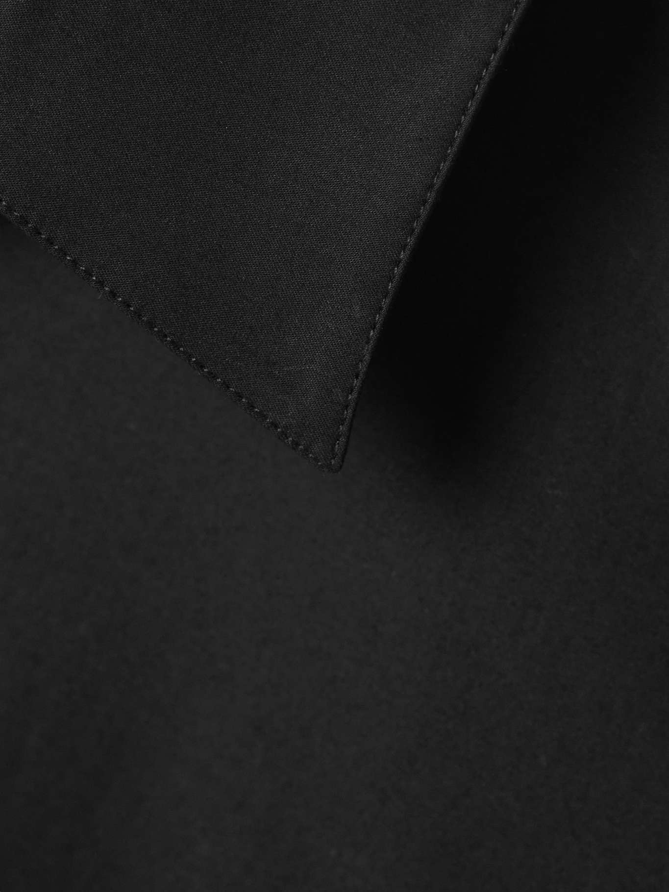 Frou cotton-blend poplin shirt Black - 5