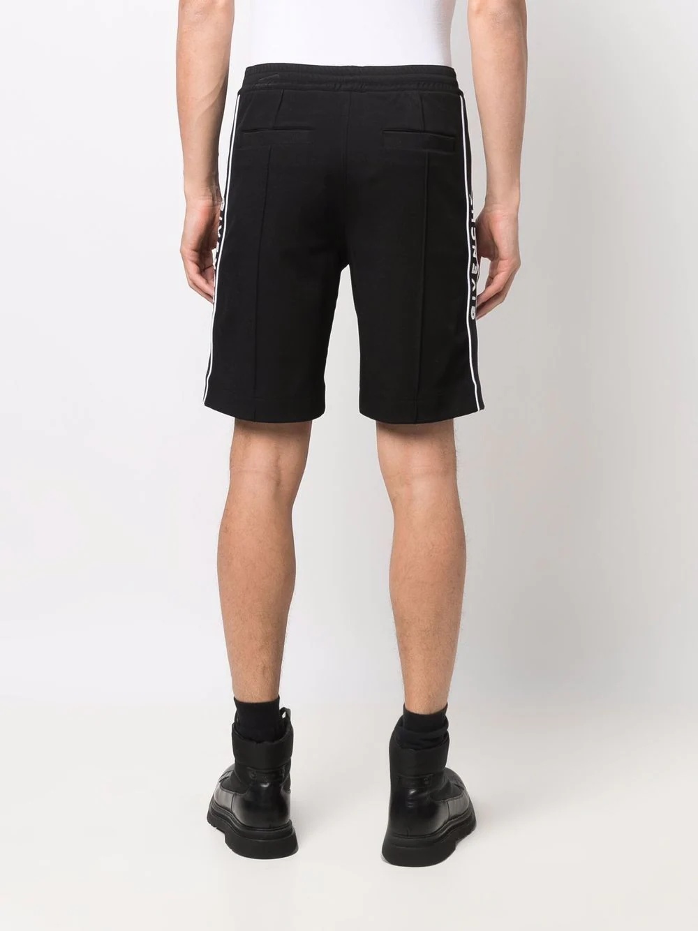 logo-tape track shorts - 4