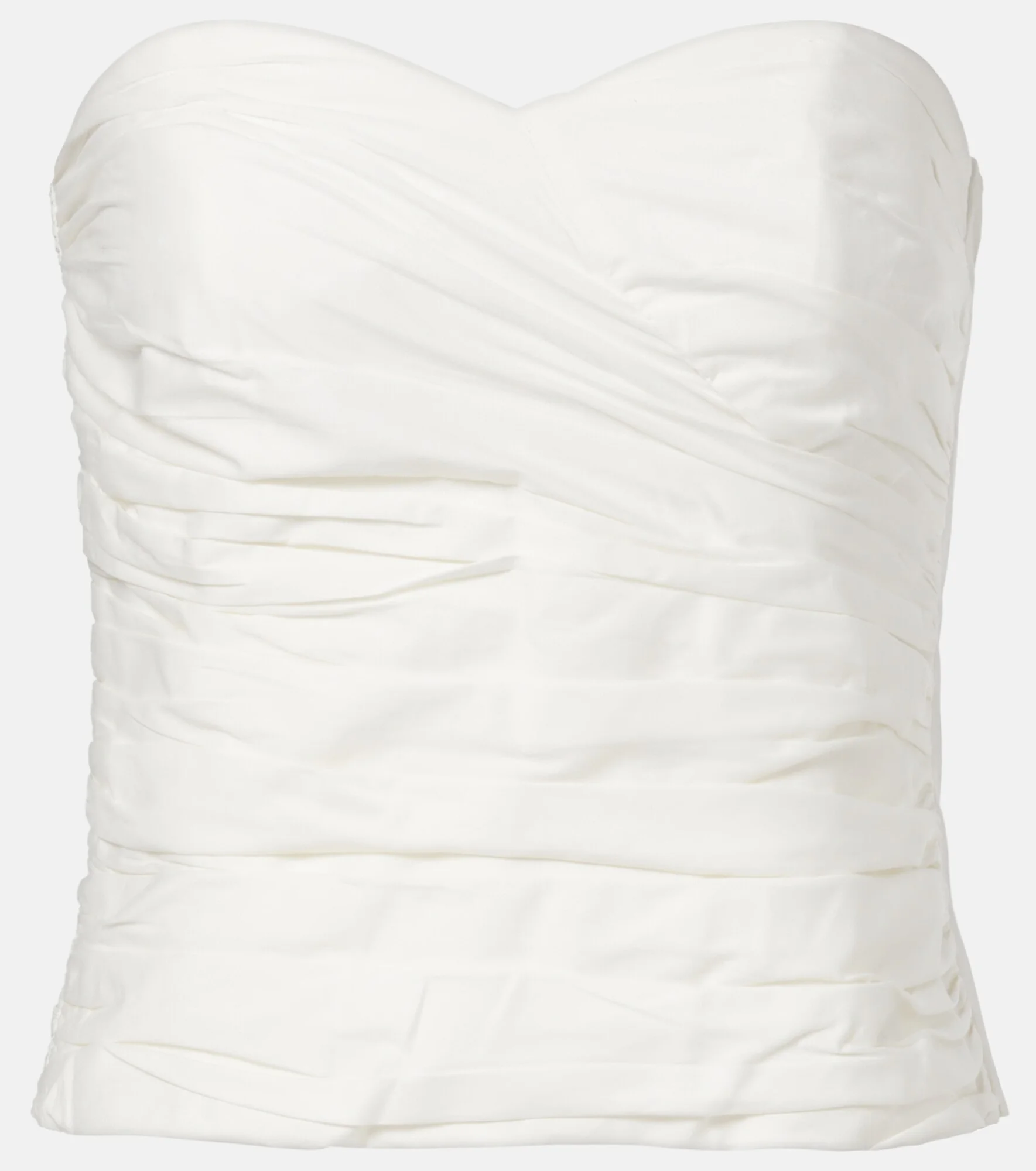 Opulence draped cotton corset - 1