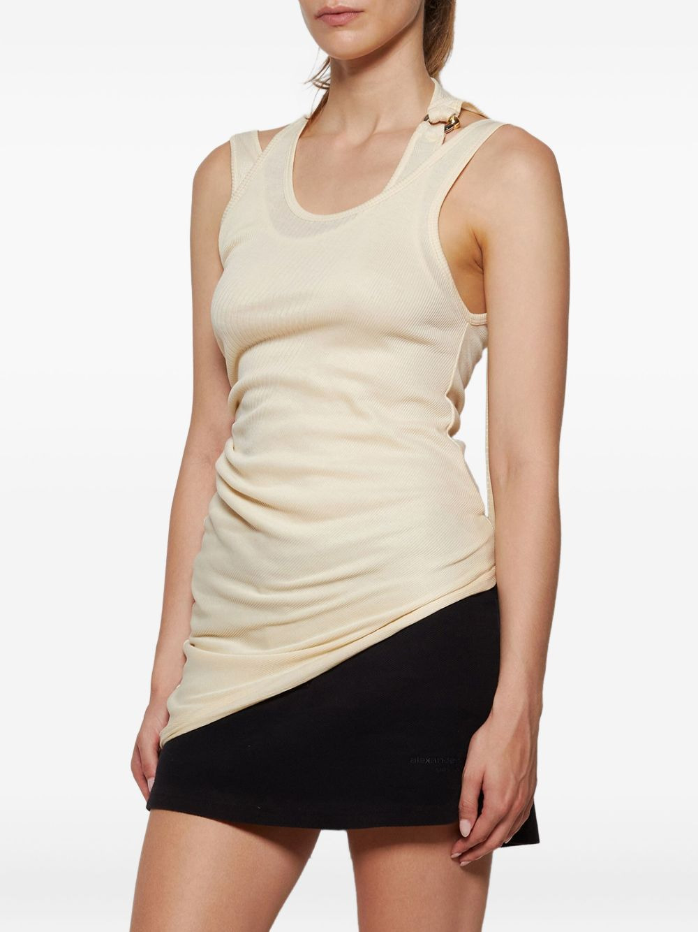 twisted double-layer tank top - 3