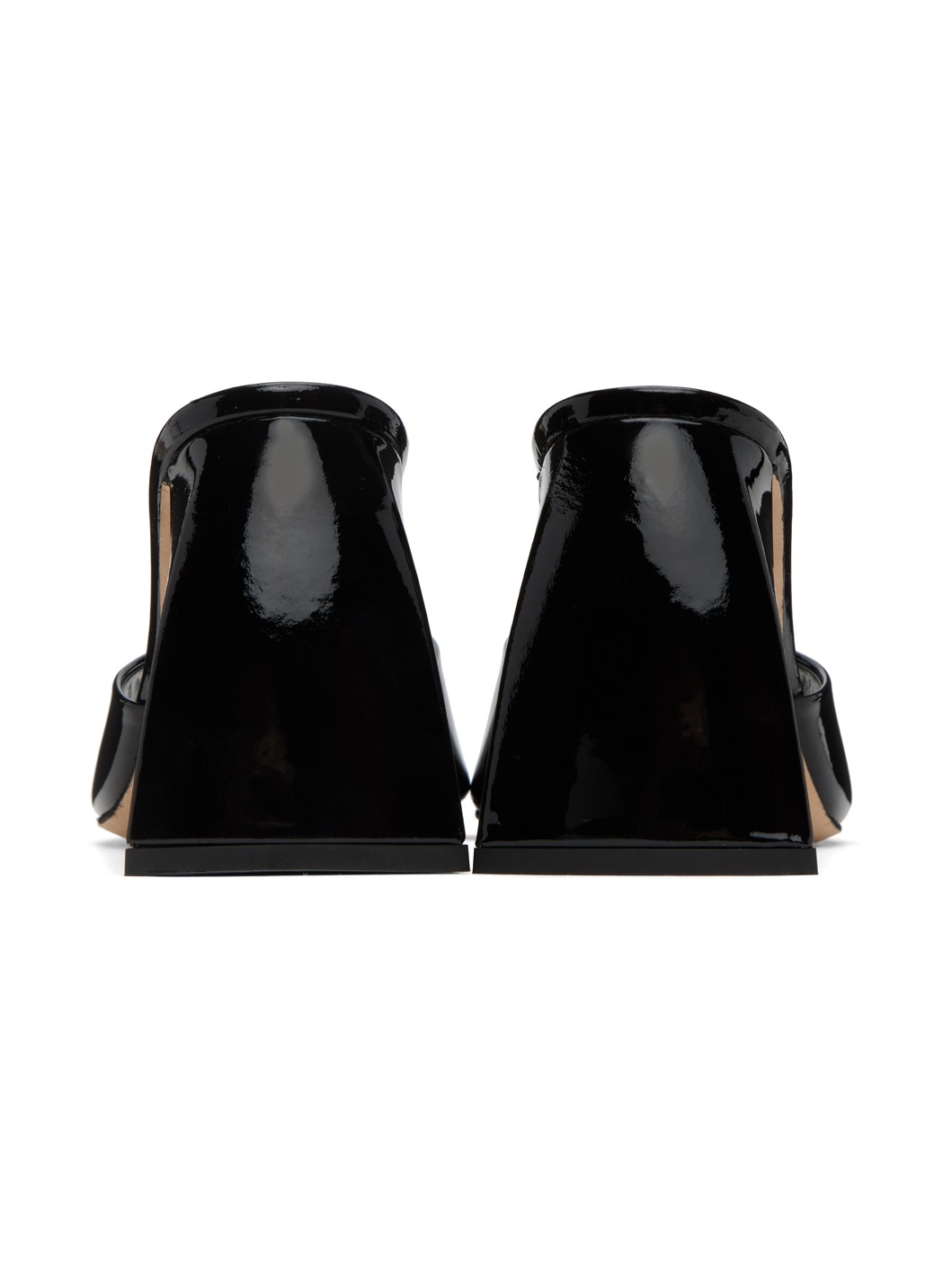 Black Michele Heeled Sandals - 2