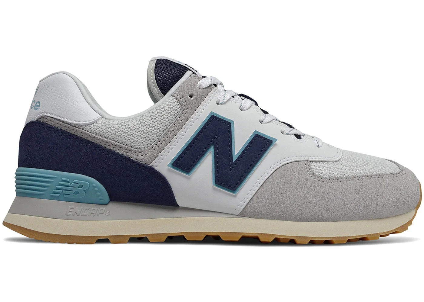 New Balance 574 Core Plus Rain Cloud Blue - 1