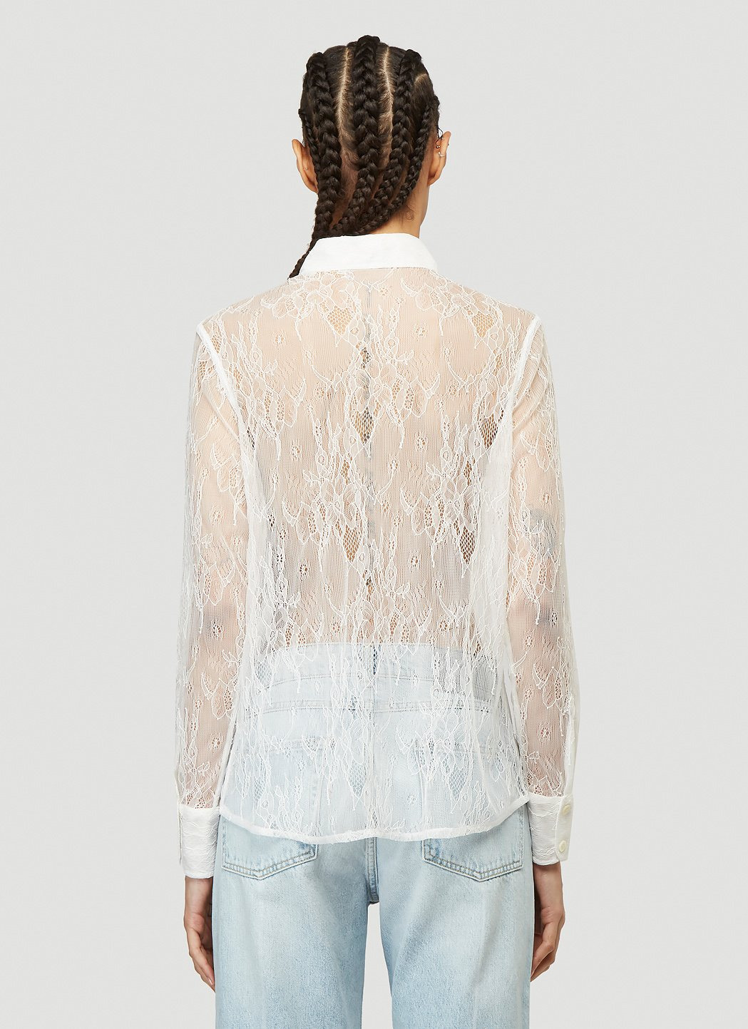 Our Legacy Women 70’S Line Lace Shirt - 4