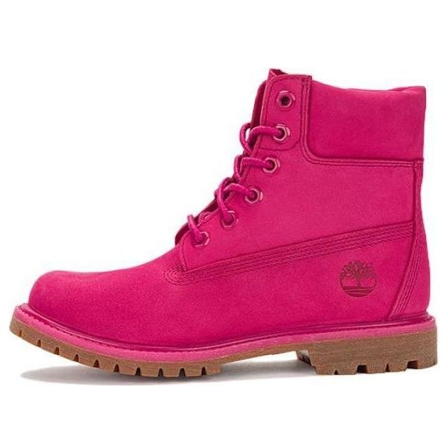 (WMNS) Timberland 50th Anniversary Edition Premium 6 Inch Waterproof Boot 'Dark Pink Nubuck' A2R7T - 1