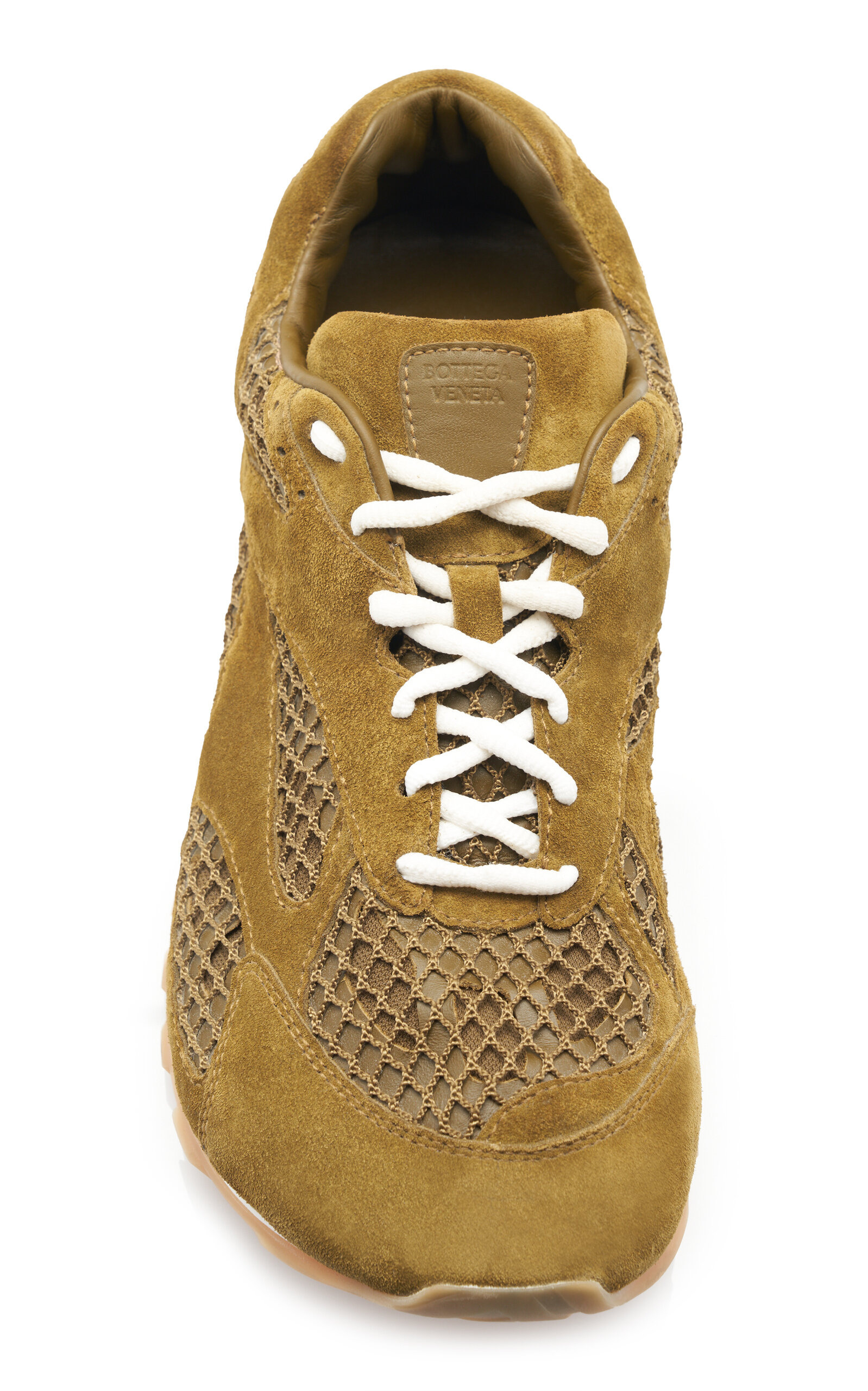 Orbit Fishnet Leather Sneakers green - 3