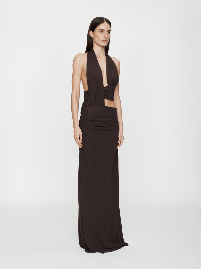 CHRISTOPHER ESBER Draped Cummerbund Jersey Dress outlook