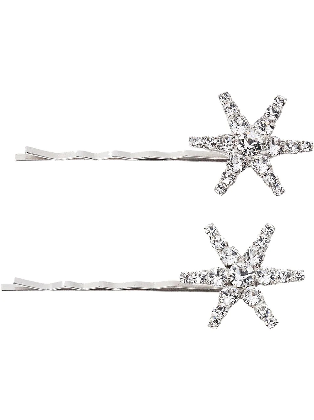 two-pack Vega crystal-embellished hair slides - 1