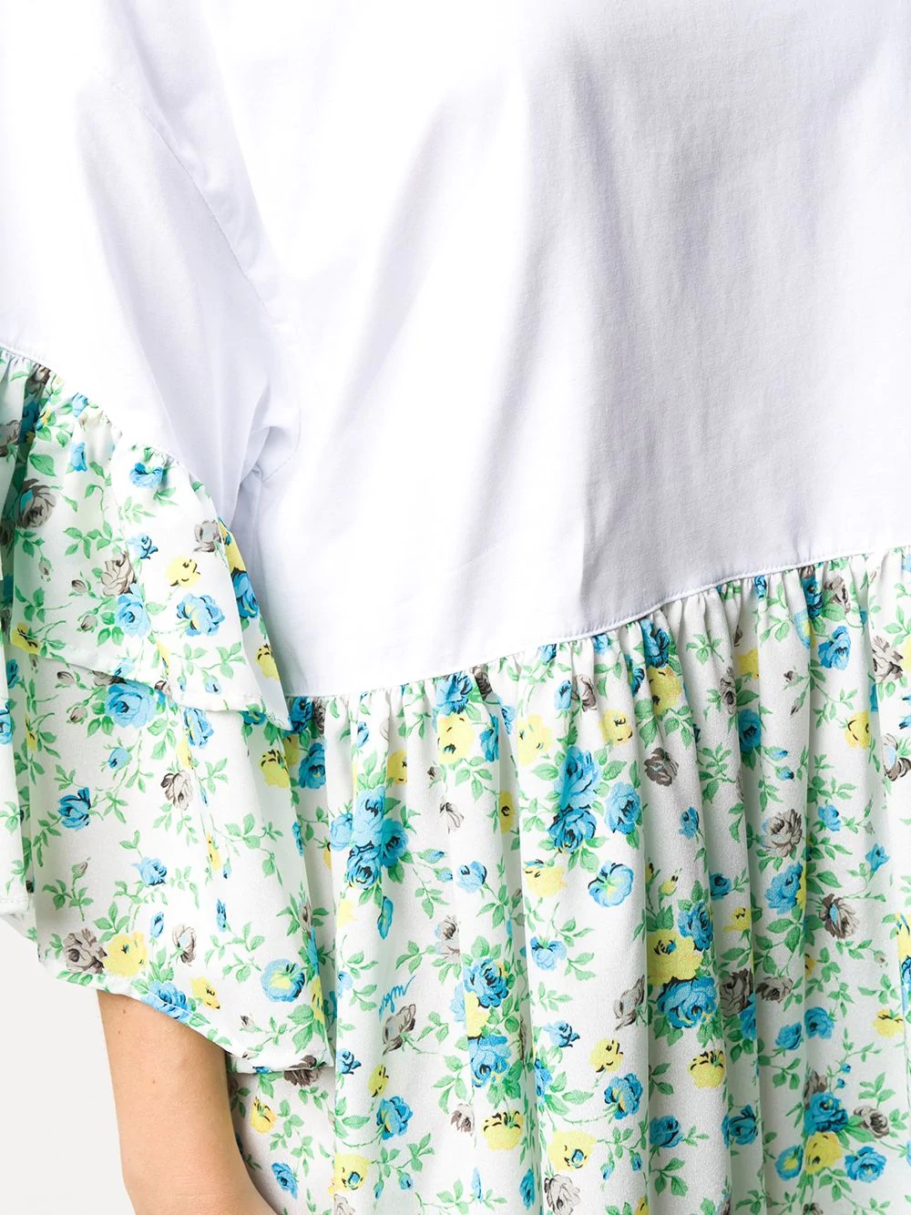 floral print T-shirt dress - 5