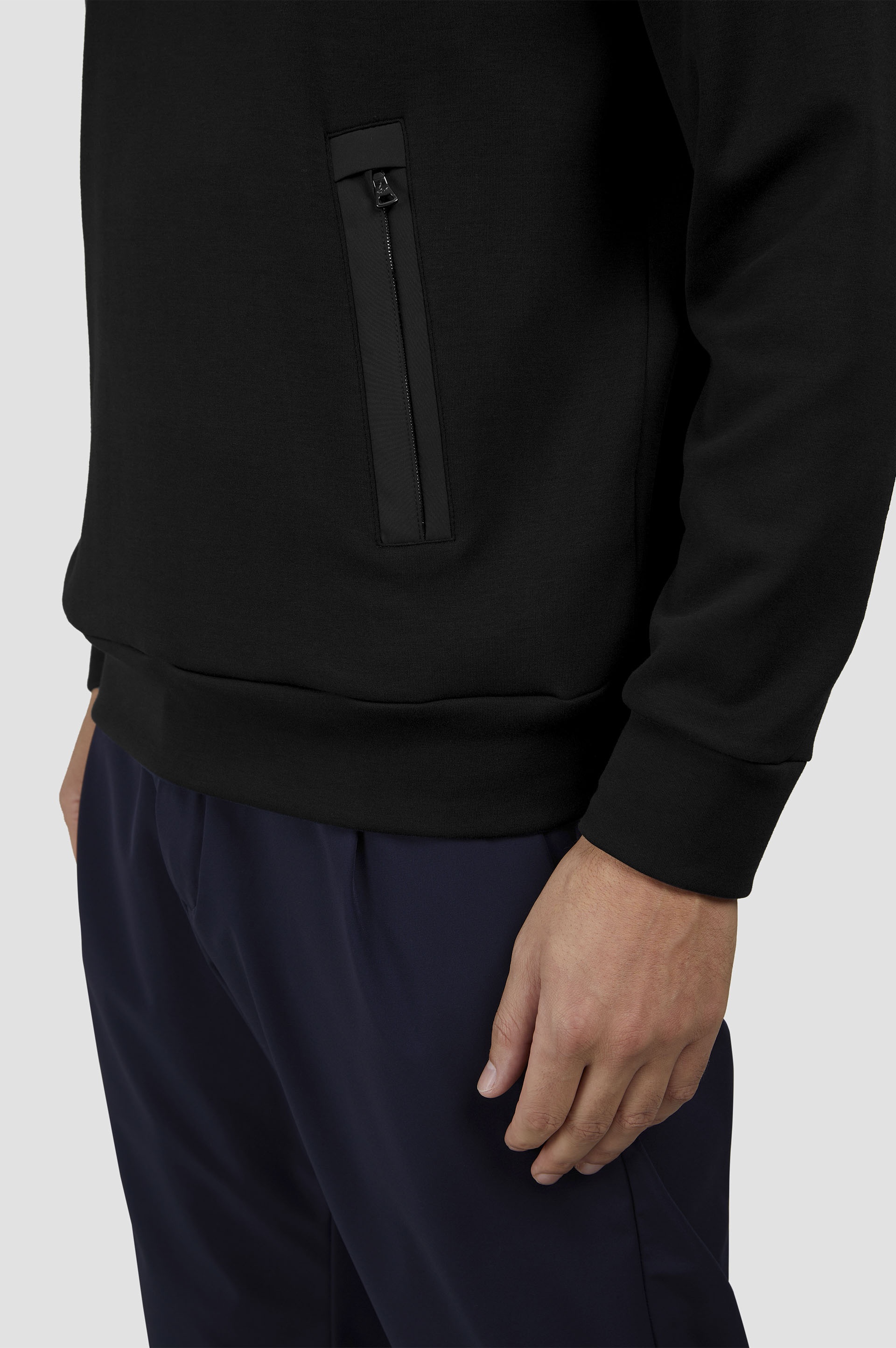 ACTIVE FLEECE COTTON SWEATSHIRT WITH TYPHOON RE-4X4 STRETCH DETAILS - 5