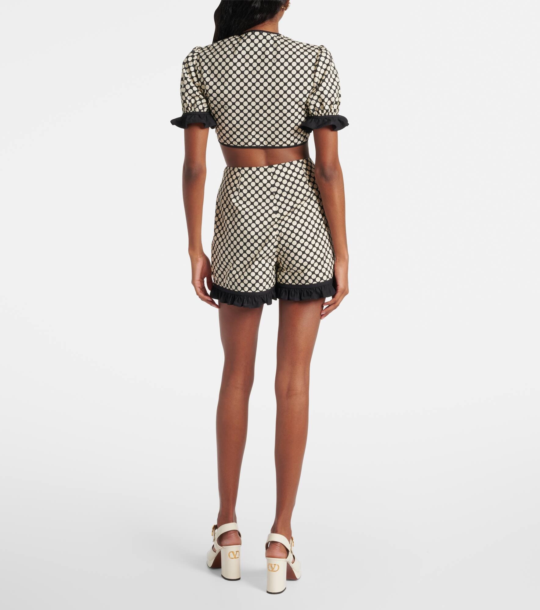 Plus De Pois cotton poplin shorts - 3