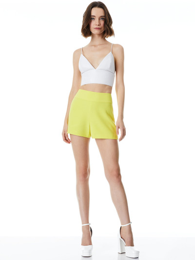 Alice + Olivia DONALD HIGH WAISTED SHORT outlook