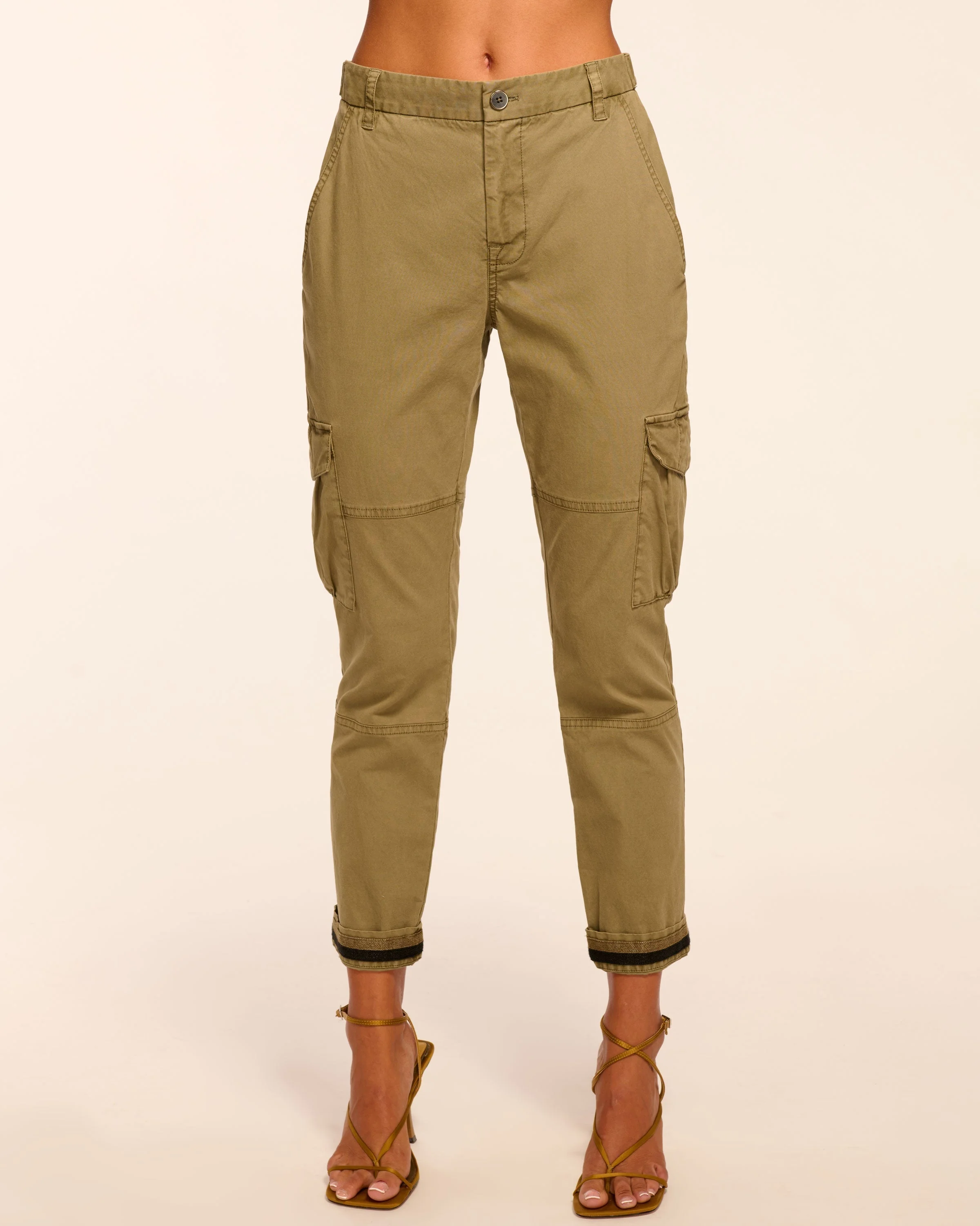 Isabelle Canvas Ankle Length Pant - 1