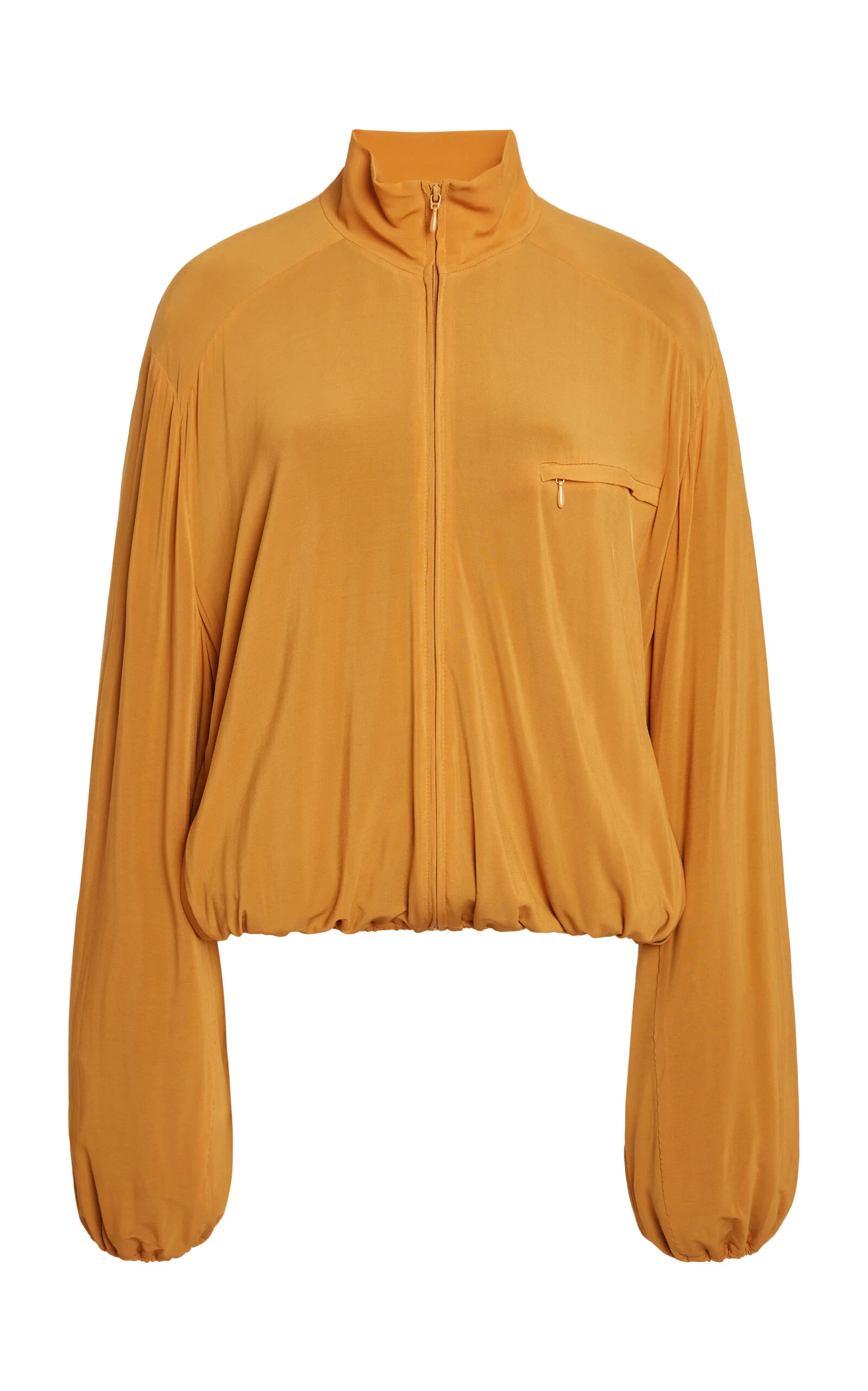 Dannie Jersey Bomber Jacket orange - 1