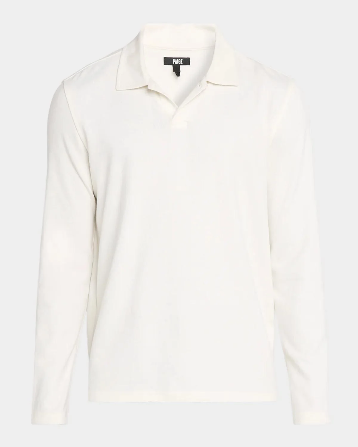 Men's Hammond Sueded Jersey Long-Sleeve Polo Shirt - 1