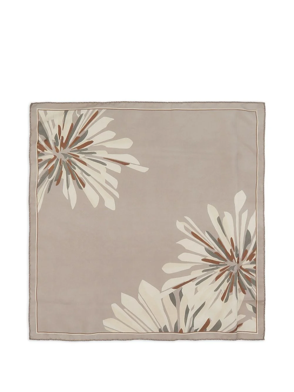 Printed silk foulard - 1