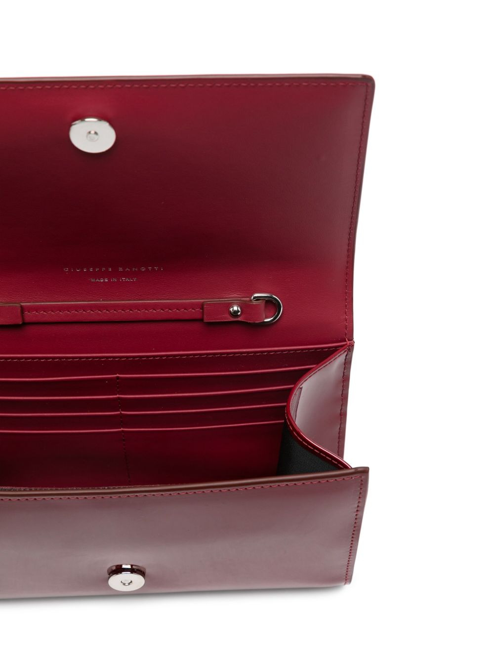 patent-leather clutch bag - 5