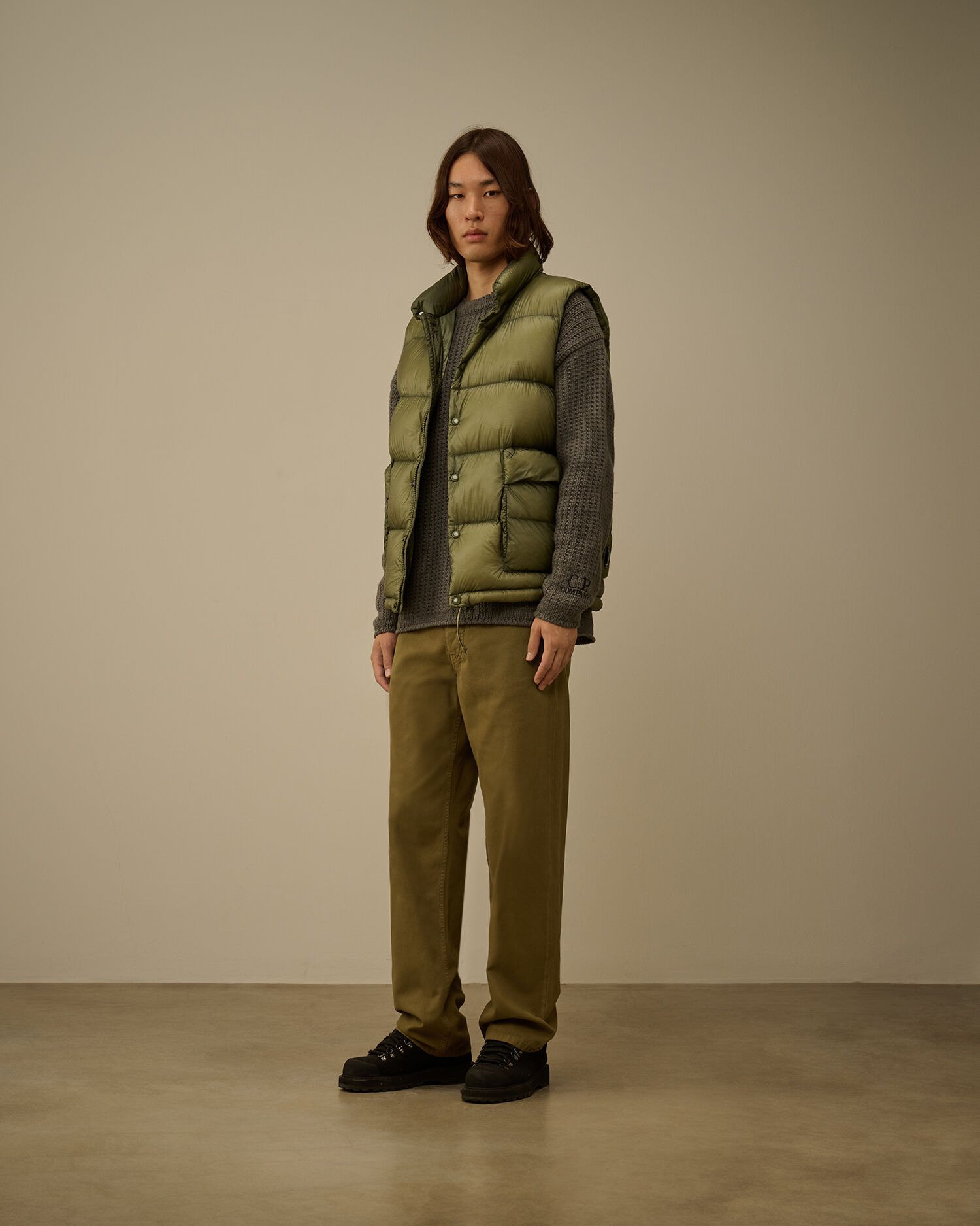 Lambswool GRS Boxy Crewneck Sweater - 2