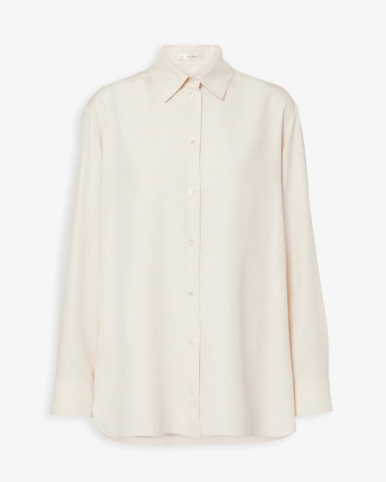 Sisilia porcelain white silk shirt - 1