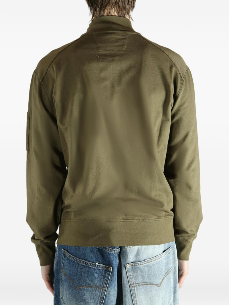 light fleece zip-up sweatshirt 4