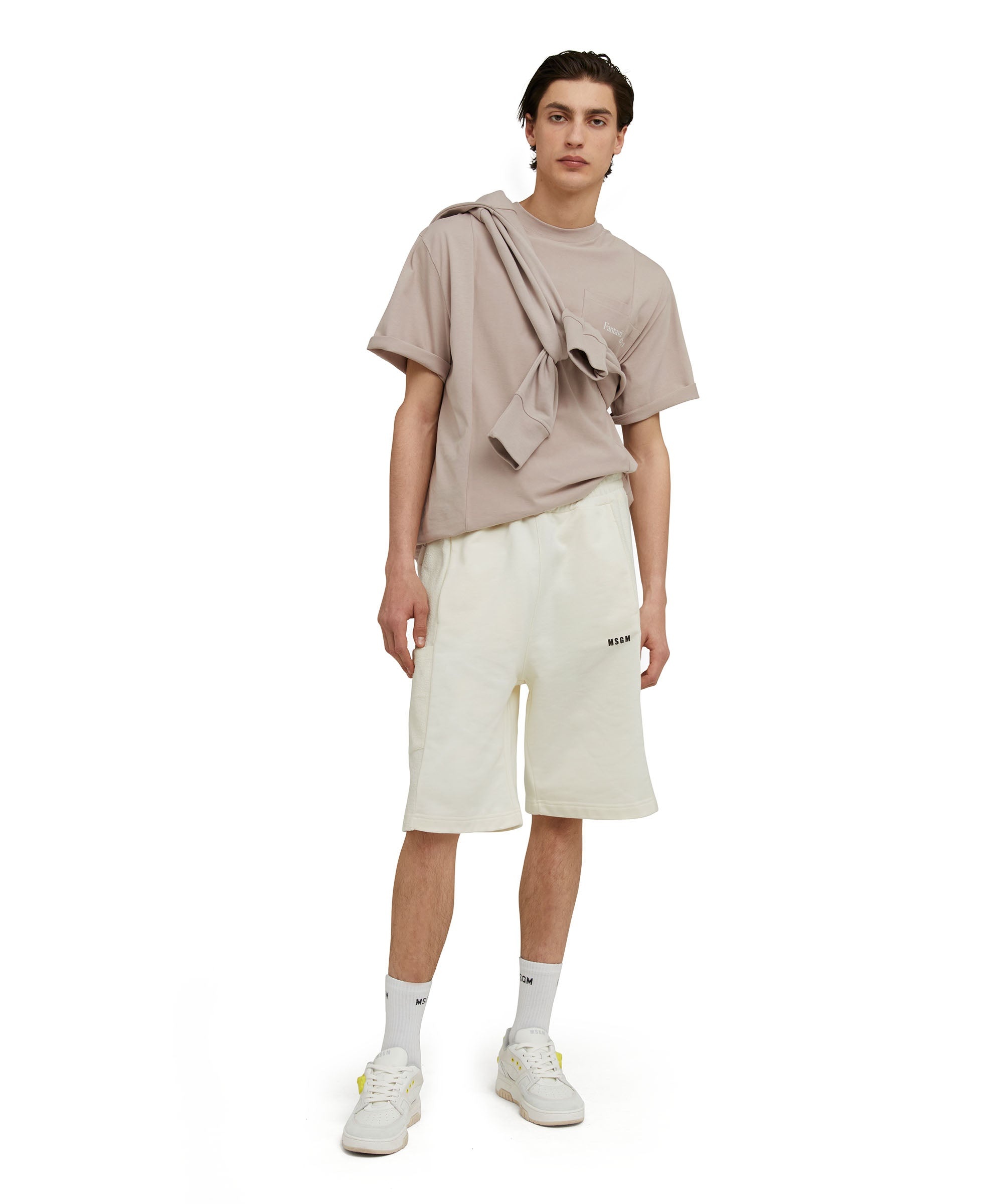 Organic cotton crewneck t-shirt from the MSGM Fantastic Green Capsule - 6