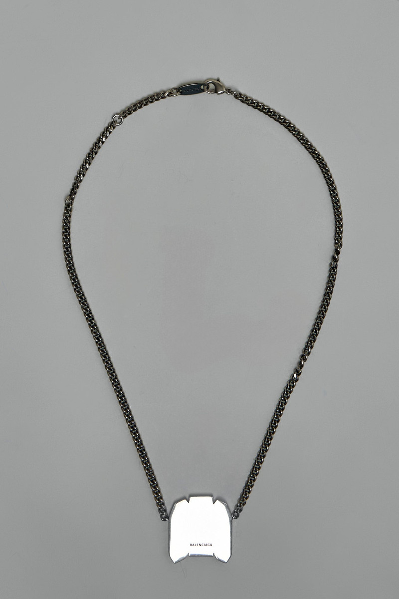 BALENCIAGA 3 Letter CEO Necklace outlook