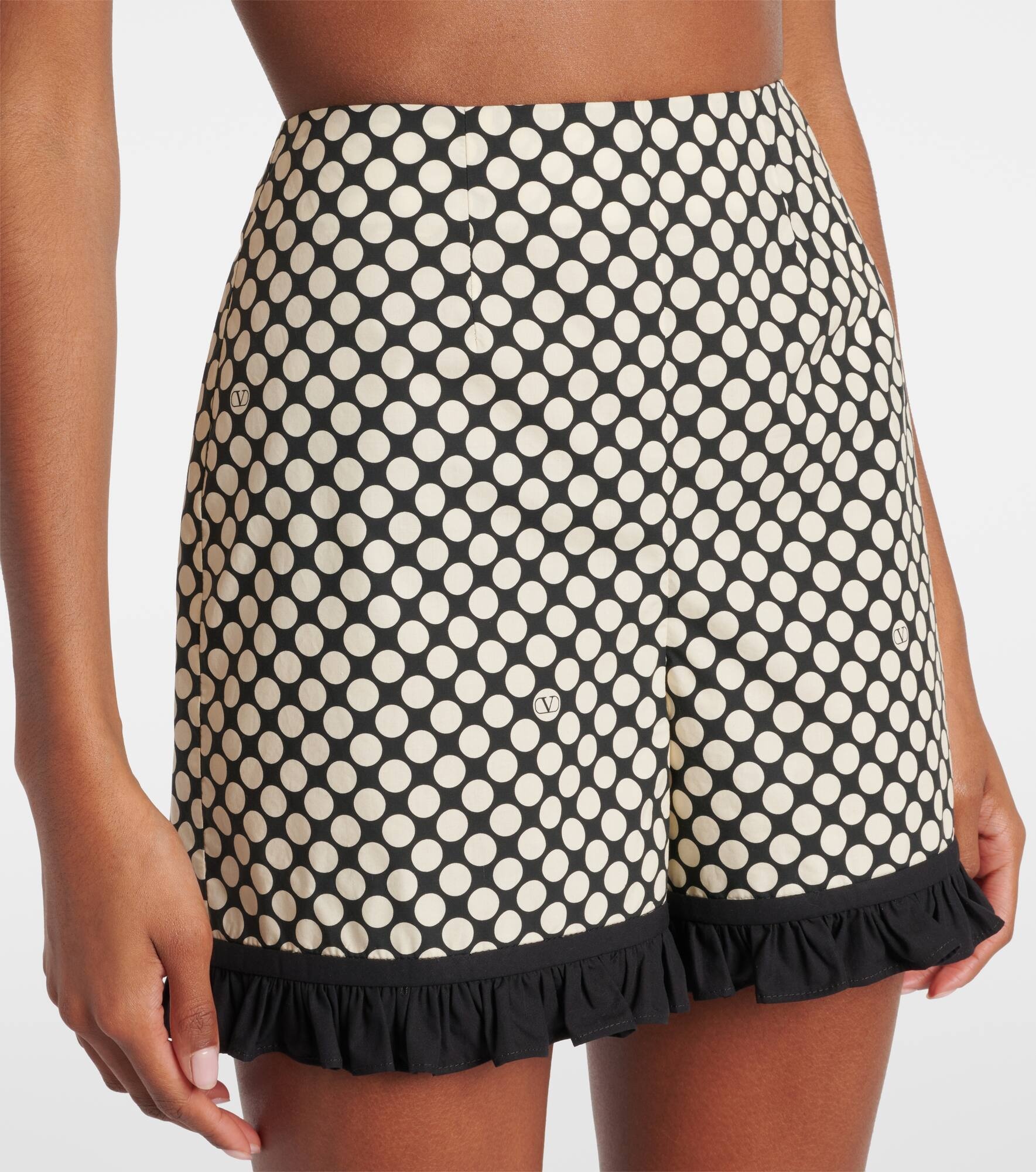 Plus De Pois cotton poplin shorts - 4