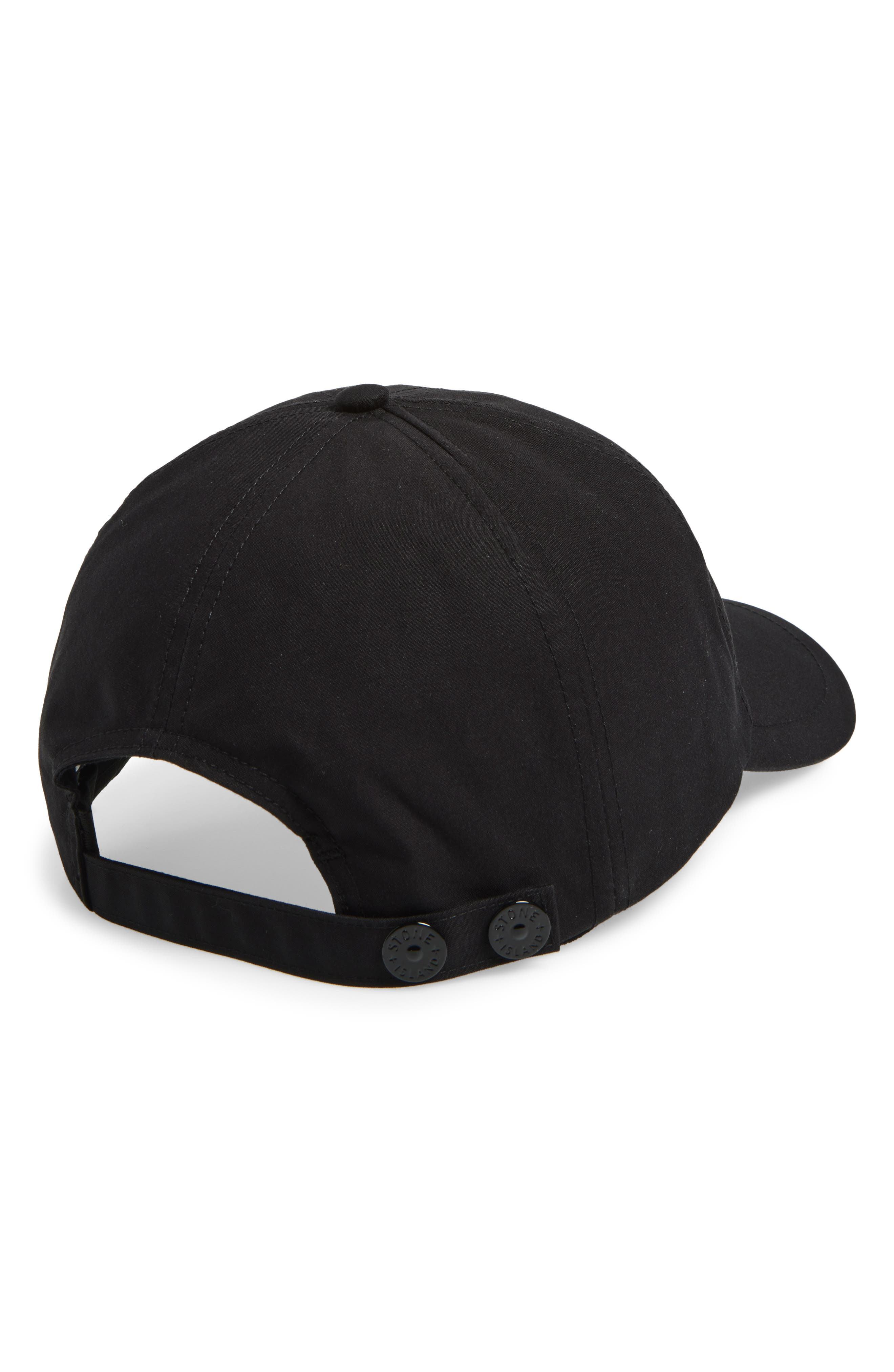Stone Island Ghost Compass Logo Patch Baseball Cap in V0029 Black at Nordstrom - 2