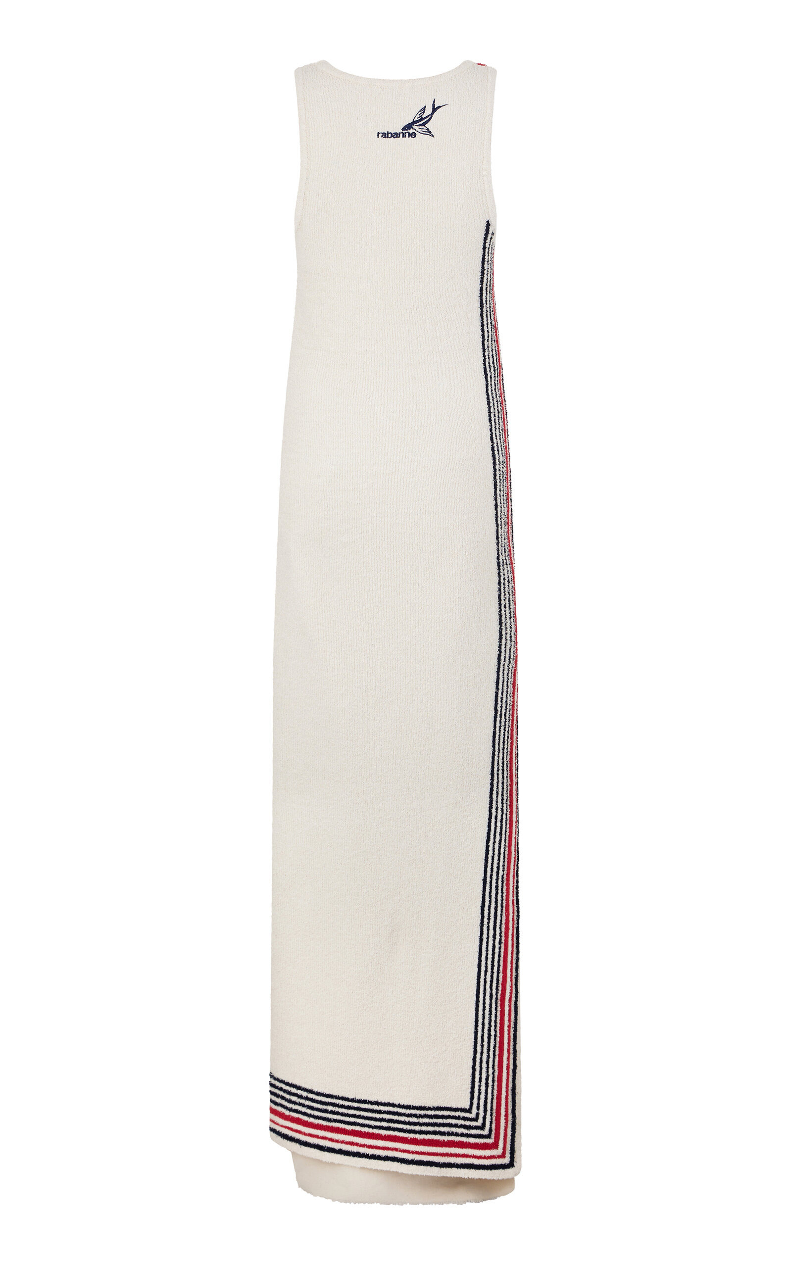 Stripe-Detailed Cotton-Blend Maxi Dress stripe - 5