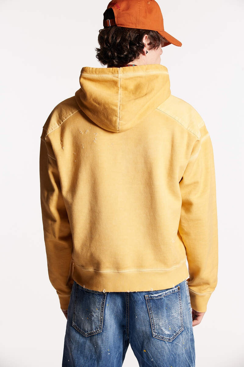 DSQUARED2 DYED AND DESTROYED CIPRO HOODIE outlook