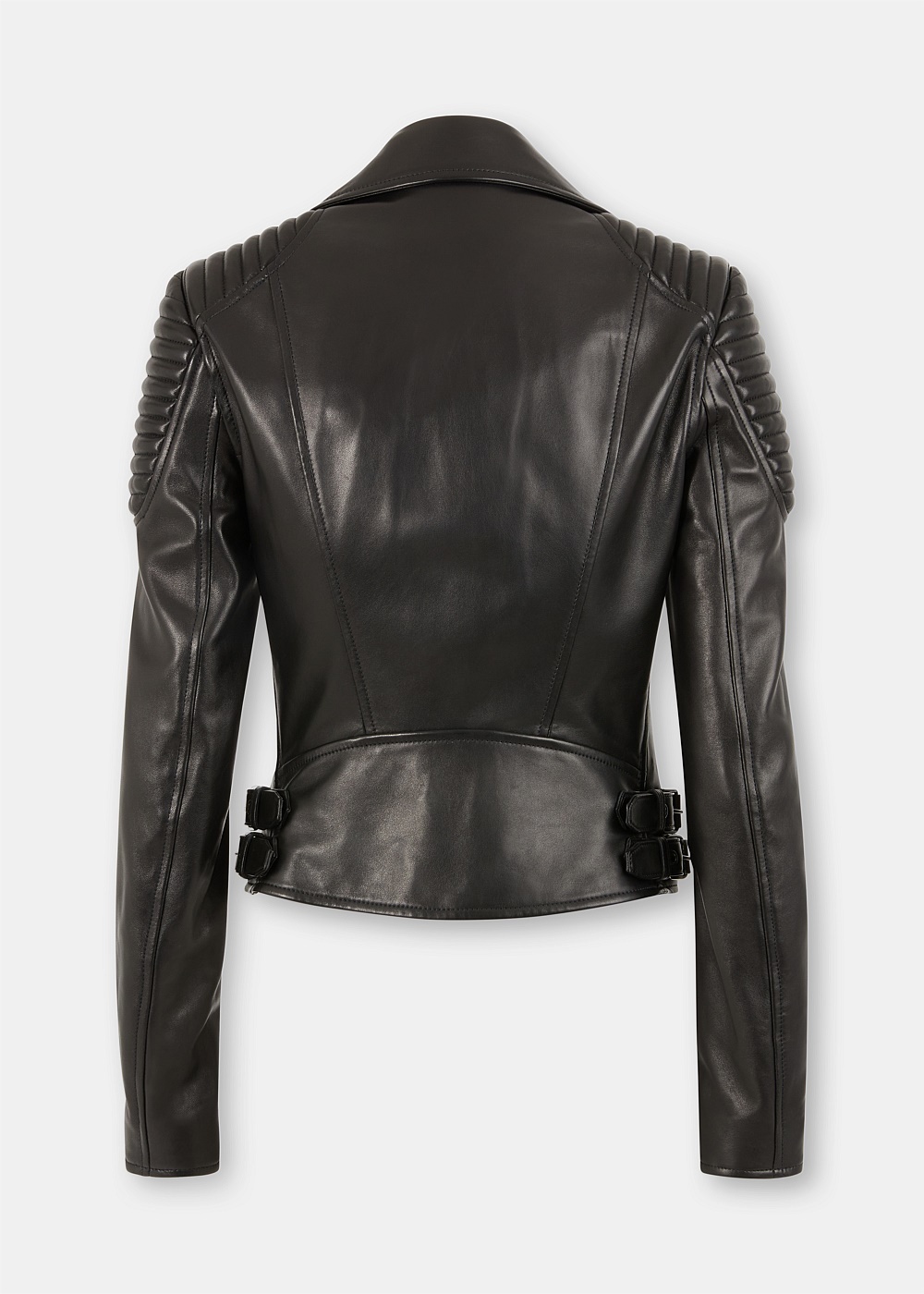 Black Biker Jacket - 2