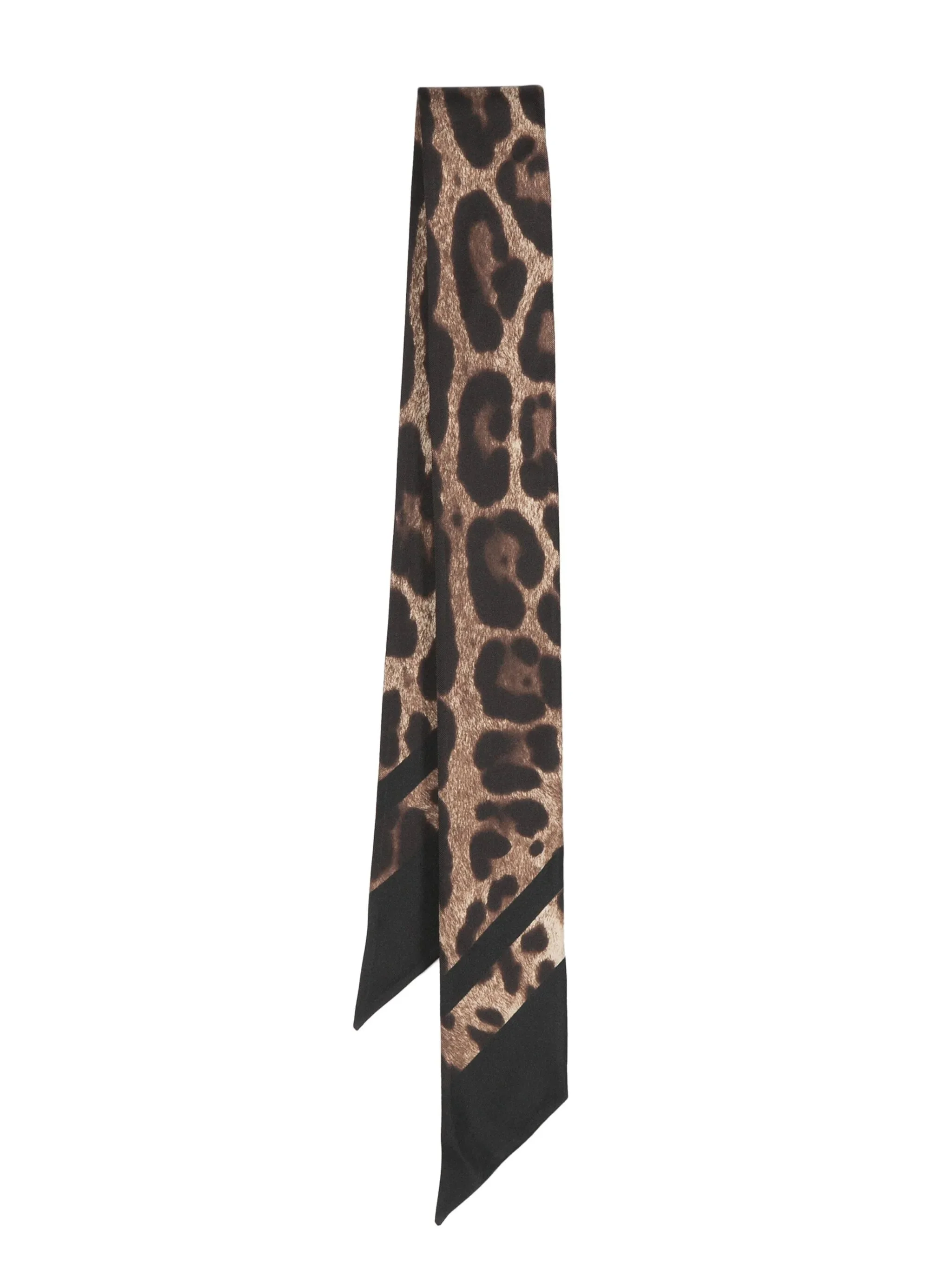 Dolce & Gabbana Leopard-print Silk Scarf - 1