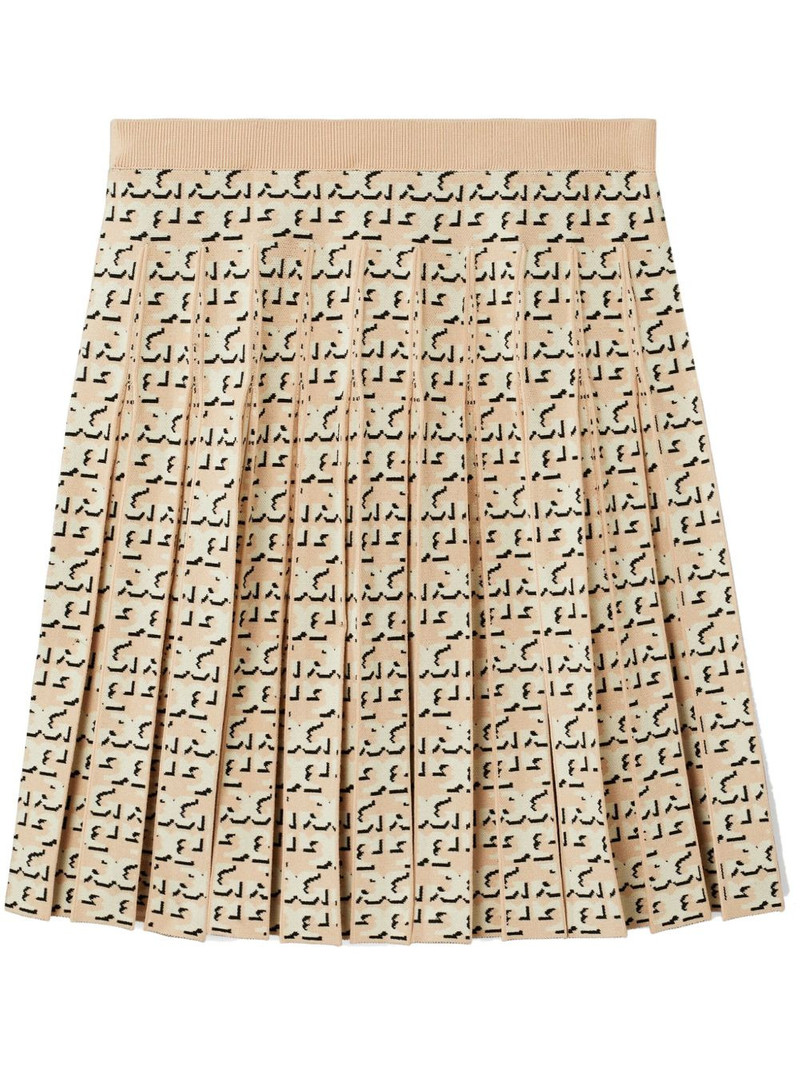 T monogram pleated skirt 1
