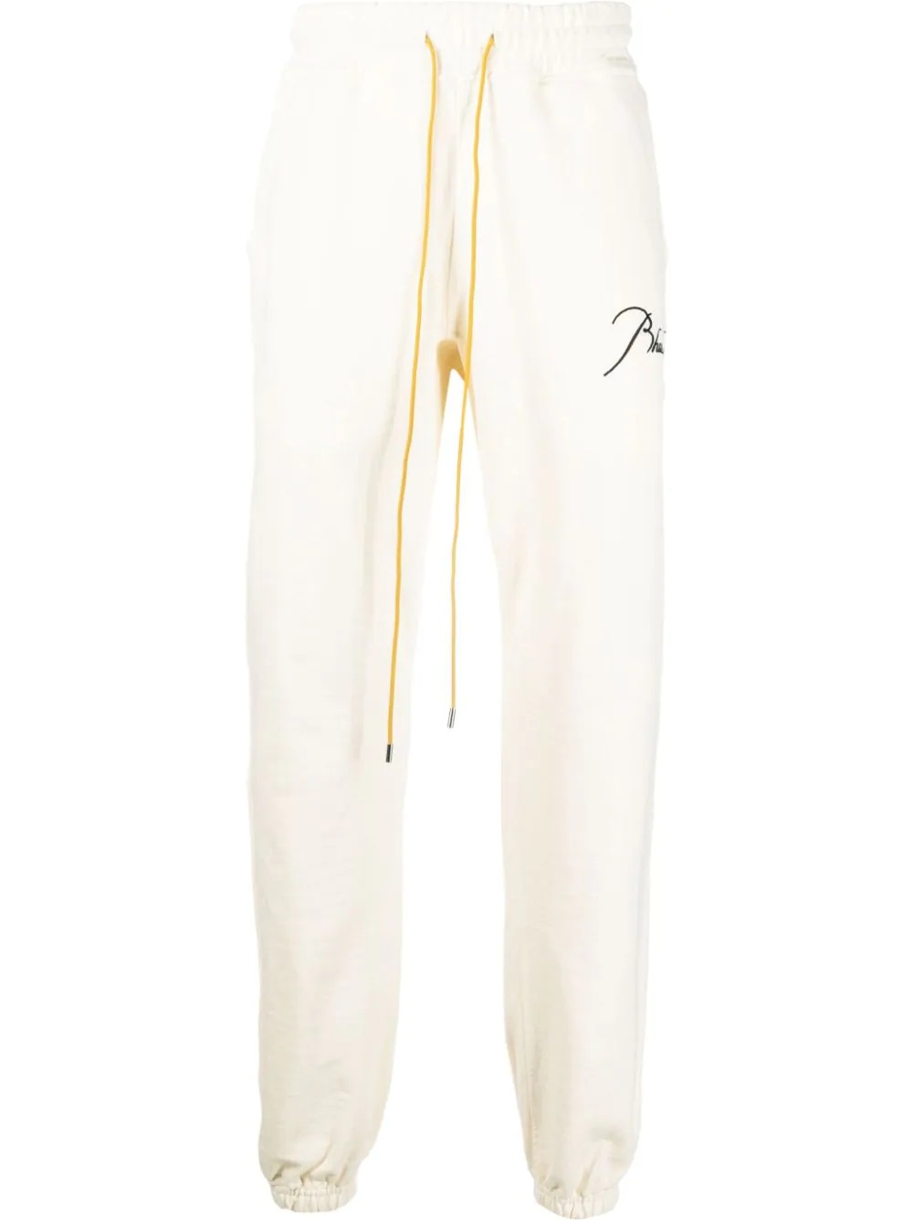 logo-embroidered track pants - 1