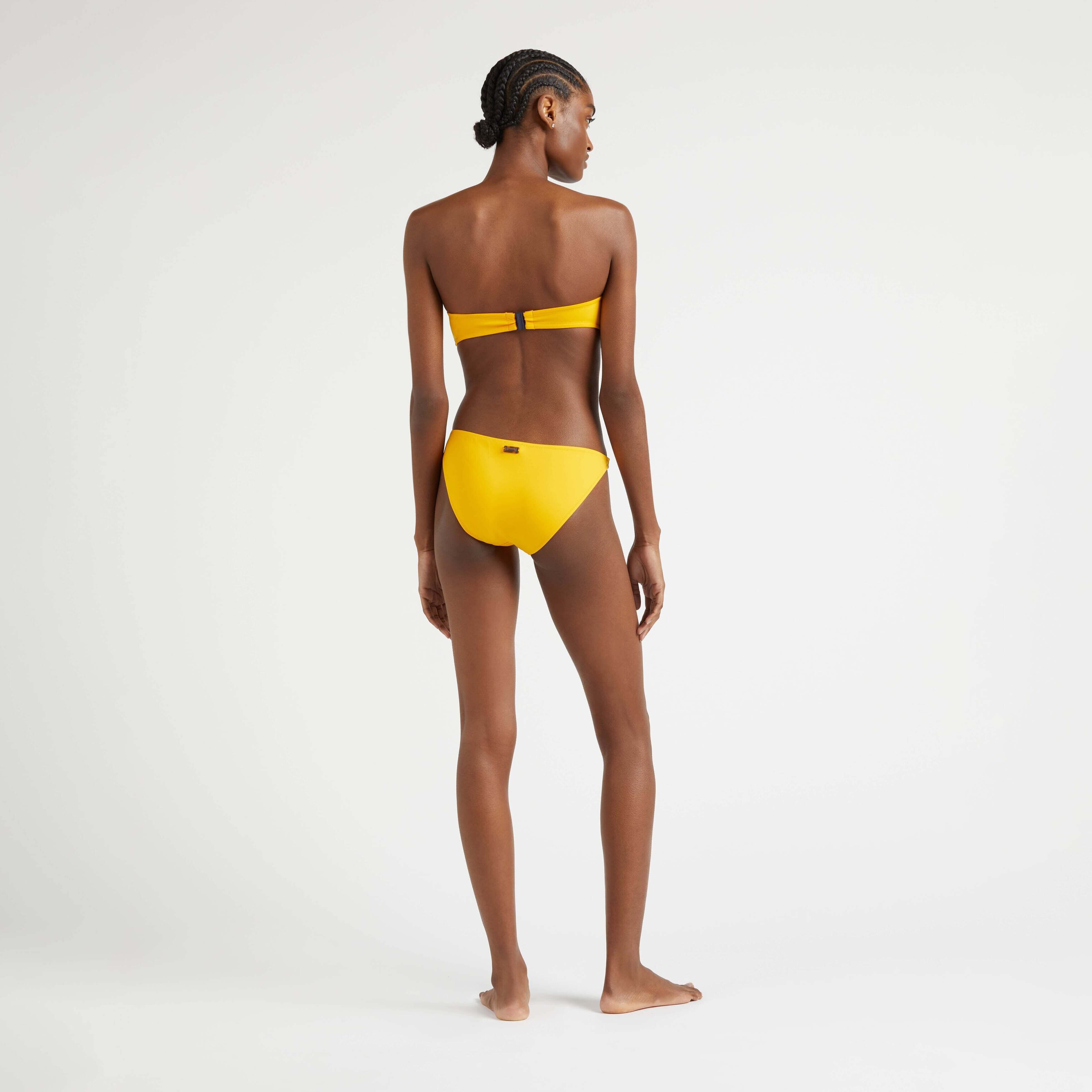 Women Mini Brief Bikini Bottom Solid - 4