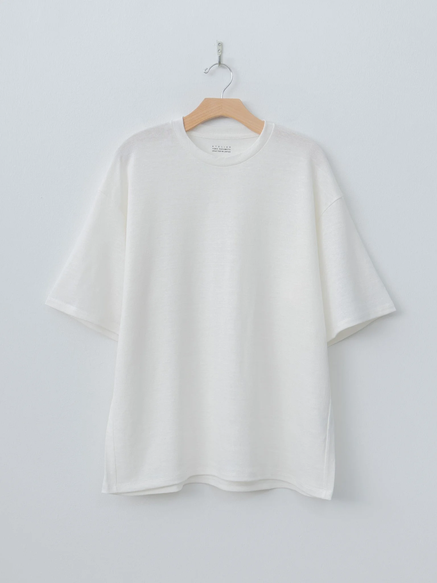Hemp Jersey T-Shirt - Ecru - 1