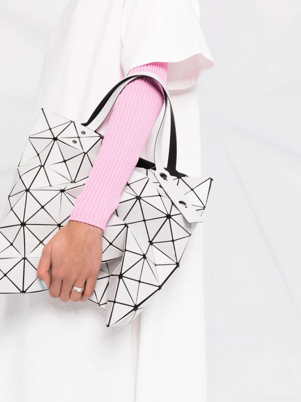 Prism-design tote bag - 3