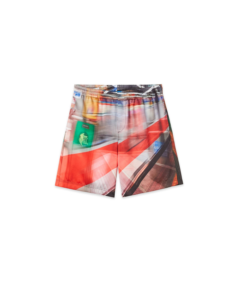 MSGM x Google Pixel "Daily Metro" print All-over Shorts 1