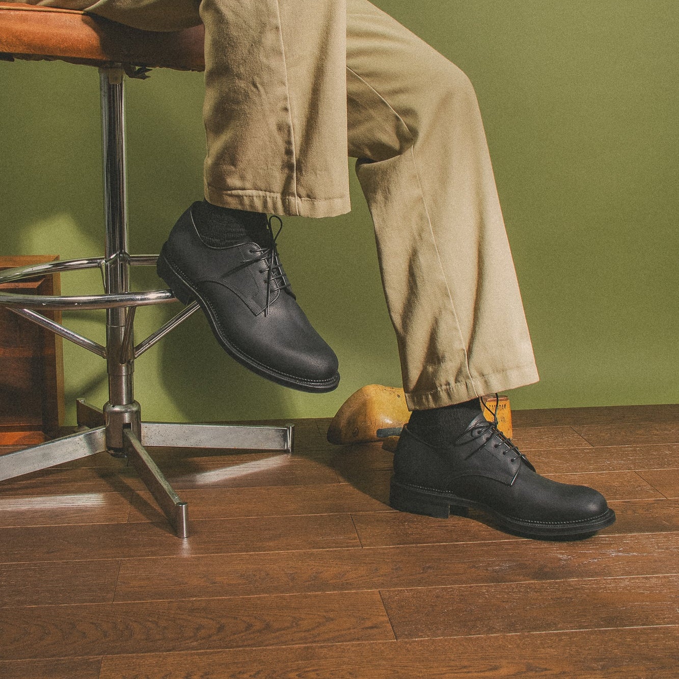Rockland Blucher - Black Waxy Commander - 2