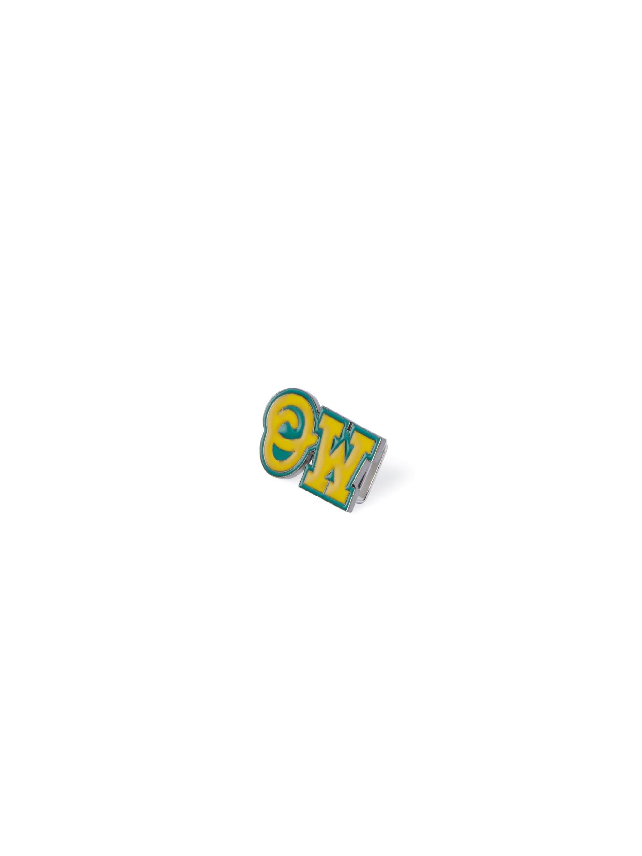 Yellow/Green Initials Dubrae Charm - 2