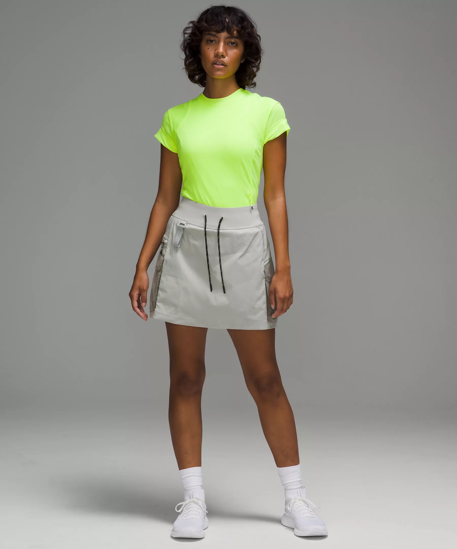 Multi-Pocket Cargo High-Rise Hiking Skirt - 2
