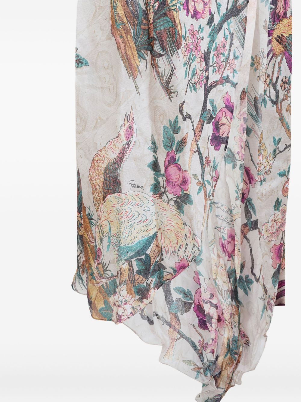 floral-print evening dress - 3