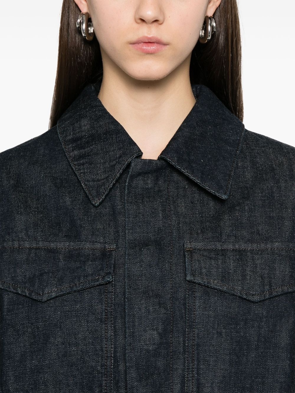 Two Pocket cropped jacket - 5