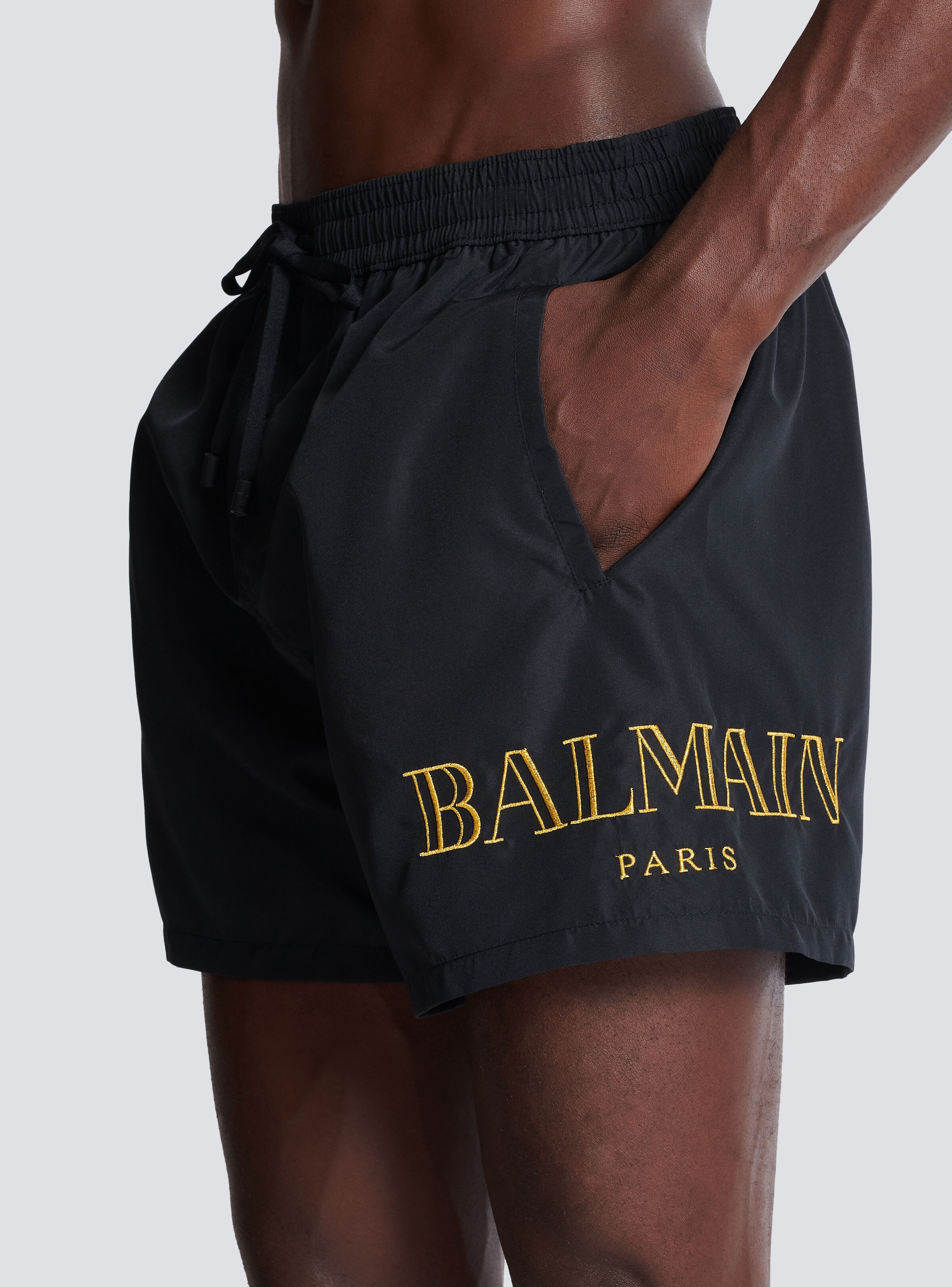 Balmain logo swim shorts - 6