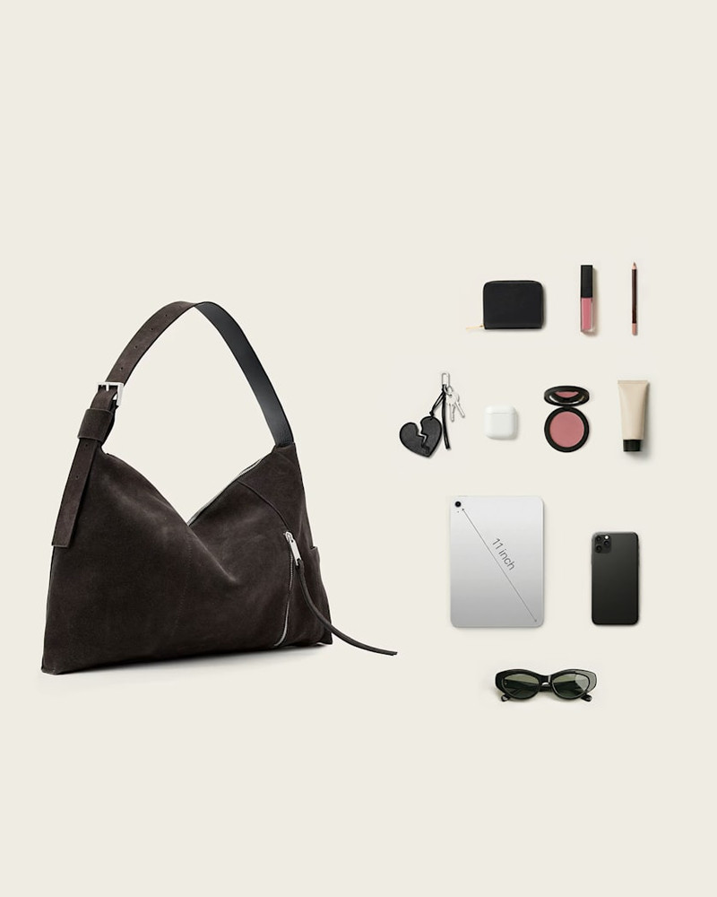 ALBA SUEDE SHOULDER BAG 7
