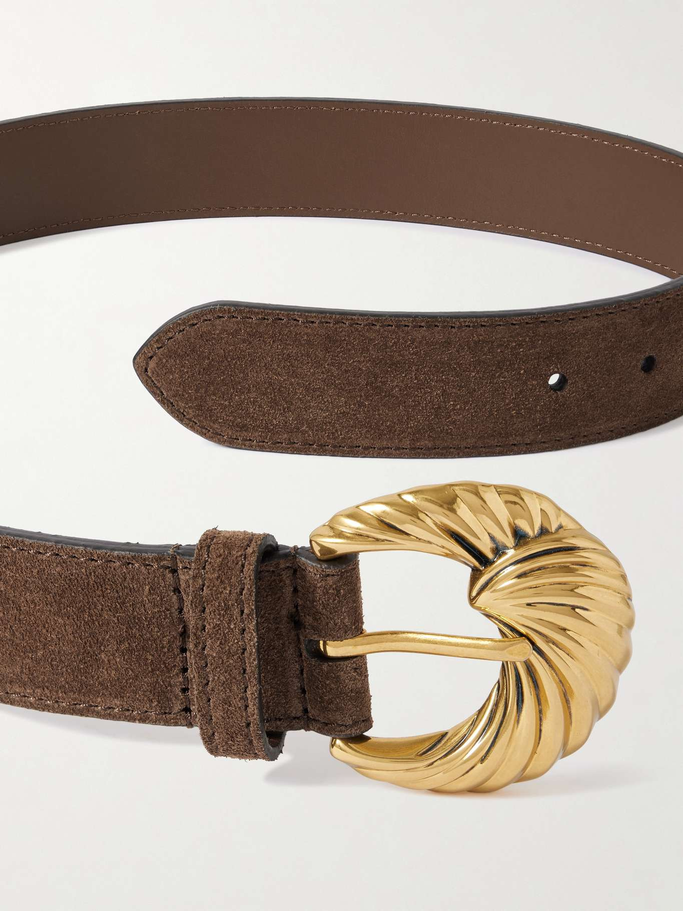 Suede belt Brown - 3