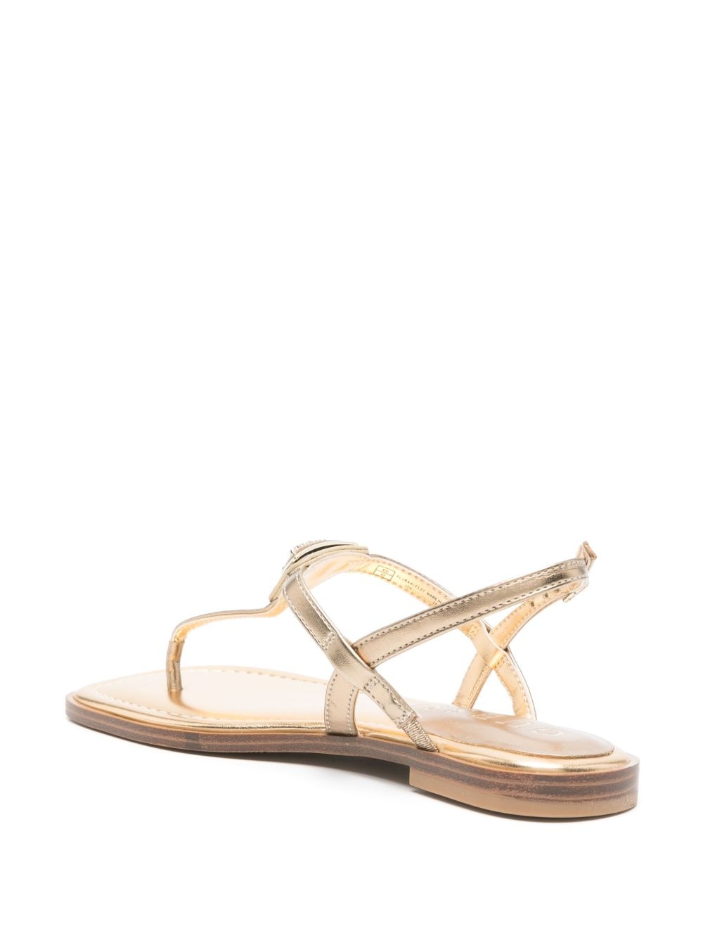 logo-plaque sandals - 3