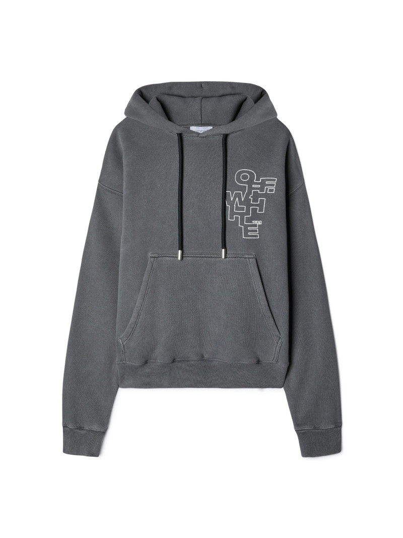 Black Outline Arrow Skate Hoodie - 1