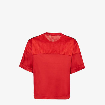 FENDI Red tech fabric T-shirt outlook